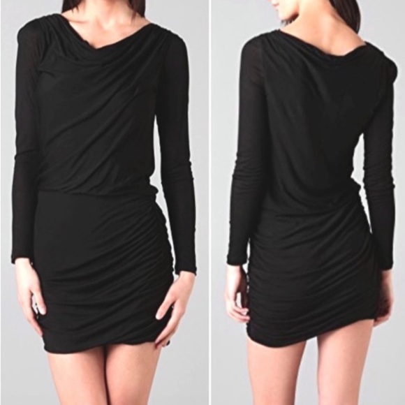 Theory Black Mini Dress - Small - Picture 2 of 4